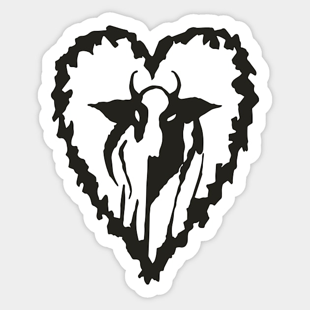 cow lover Sticker by Wolf Line Design